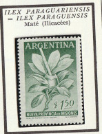 ARGENTINE - Flore, Ilex Paraguariensis, Maté - 1956 - MH - Neufs