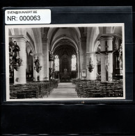 Postkaart: Kalken. Binnen Zicht Van De Sint-Dionysiuskerk - Achterzijde - Beschadiging Door Verwijdering Uit Album - Laarne