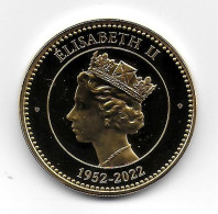 (Medailles). Elizabeth II. 1952-2022. 40 Mm, 31gr - Non Classificati