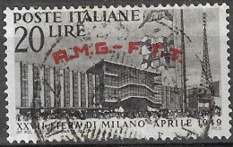 TRIESTE ZONA A - 1949 - FIERA MILANO - USATO (YVERT 36 - MICHEL 63 - SS 39) - Ungebraucht