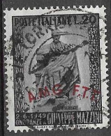 TRIESTE ZONA A - 1949 - MAZZINI  - USATO (YVERT 42 - MICHEL 71 - SS 47) - Ungebraucht