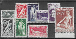 Monaco - Selt./postfr. Kplt. Serie Aus 1948 - Michel 348/56! - Unused Stamps