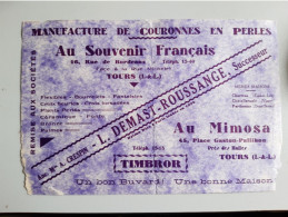 Ancien Buvard Publicitaire Demast-Roussange - Autres & Non Classés