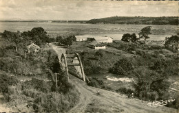 LOT De 4 CPSM  Pf   CONGO - A.E.F. BRAZZAVILLE - Le Fleuve DJOUÉ Et Le Pont Du Djoué ** Cf. Scans - Brazzaville