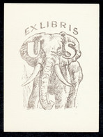 EXLIBRIS Deutschland Für U.S. Motiv: Elefant Olifant Ex Libris - Bookplates