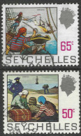 Seychelles. 1969 QEII. 50c, 65c Used. SG 269, 271aw. M4010 - Seychellen (...-1976)