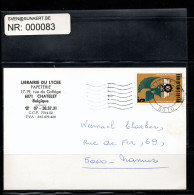 Postkaart: Stempel: Chatelet 7-6-1977 + COB 1855 - Vlagstempels
