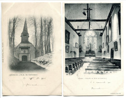 LOT 2 Pionnières * AUMALE Notre Dame Du Cardonnay Et Chapelle De Notre Dame Du Cardonnay * Editeur Victor Surville - Aumale