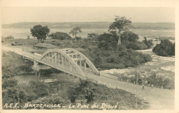 CPSM  CONGO - A.E.F.  BRAZZAVILLE - Le Pont Du DJOUÉ - Vue Aérienne  ** Cf. Scans - Brazzaville