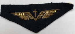 Ancien Insigne De Casquette AUMONIER Armée De L'air Française (belle Qualité) - Uniform