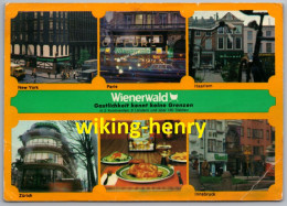 Grüße Aus Dem Restaurant Wienerwald - New York Paris Haarlem Zürich Innsbruck - Gelaufen Von Frankfurt Am Main - Hotel's & Restaurants