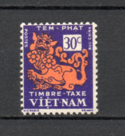 VIETNAM EMPIRE  TAXE   N° 3  NEUF SANS CHARNIERE COTE 0.50€   DRAGON  ANIMAUX - Vietnam