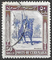 CIRENAICA - 1950 - AMMINISTRAZIONE BRITANNICA - 50 MILLS- USATO (YVERT 10 - MICHEL 10 - SS 10) - Cirenaica