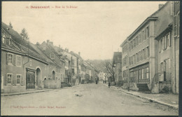 Beaucourt - Rue De St-Dizier - N°19 J. Groff Papiers-Peints & Cliché Michel - Voir 2 Scans Larges & Descriptif - Beaucourt