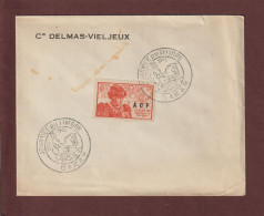 23 De 1945 -A.O.F. - SÉNÉGAL - Journée Du Timbre Du 13 Oct.1945 à DAKAR .- Louis XI Créateur De La Poste D'État - 2 Scan - Storia Postale