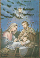 Jungfrau Maria Madonna Jesuskind Weihnachten Religion Vintage Ansichtskarte Postkarte CPSM #PBB792.DE - Vergine Maria E Madonne