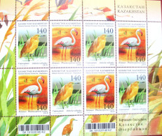 Kazakhstan  2010  Birds. Issue With Azerbaijan    M/S  MNH - Kazachstan