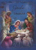 Vergine Maria Madonna Gesù Bambino Religione Vintage Cartolina CPSM #PBQ082.IT - Jungfräuliche Marie Und Madona