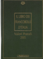 2005 Valori Postali - Libro Annata Francobolli D'Italia - PERFETTO - CON TUTTE LE TASCHINE APPLICATE -SENZA FRANCOBOLLI - Vollständige Jahrgänge