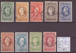 Netherlands Stamps Used 1913,  NVPH Number 90-98, See Scan For The Stamps - Gebraucht