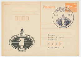 Postal Stationery / Postmark Germany / DDR 1988 Chess Festival - Ohne Zuordnung