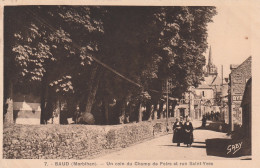 56 BAUD   Un Coin Du Champ De Foire Et Rue Saint-Yves   TB  PLAN 1946    RARE - Baud