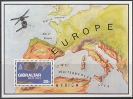 GIBRALTAR Block 5, Postfrisch **, Gibraltar Aus Dem Weltraum Fotografiert 1978 - Gibraltar