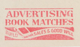 Meter Top Cut USA Book Matches - Advertising - Firemen