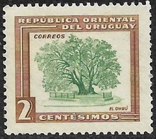 URUGUAY - SERIE BASICA - AÑO 1954 - CATALOGO YVERT Nº 0625 - NUEVOS - Uruguay