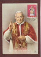 VATICAN - ITALIE - 268 De 1958 - Sa Sainteté Le Pape JEAN XXIII - Carte 1er Jour Le 2 Avril 1959 Au VATICAN - 2 Scan - Cartas & Documentos