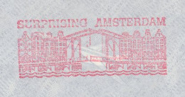 Meter Cover USA 1972 Surprising Amsterdam - Bridge - KLM Royal Dutch Airlines  - Geography