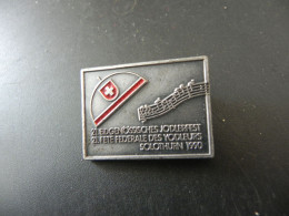 Old Badge Schweiz Suisse Svizzera Switzerland - Jodlerfest Solothurn 1990 - Sin Clasificación