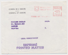 Meter Cover France 1966 Council Of Europe - European Community