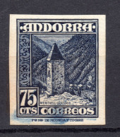 ANDORRA ESPAÑOLA 1948/53 - EDIFIL Nº 52 YVERT Nº 47  SIN DENTAR,  MERITXELL, NUEVO SIN SEÑAL - Unused Stamps