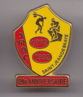 Pin's  SMOC Saint Jean De Braye 1972 - 1992     20 E Anniversaire Dpt 45 Réf 7420JL - Altri & Non Classificati