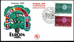 France - FDC - Europa CEPT 1960 - 1960