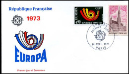 France - FDC - Europa CEPT 1973 - 1973