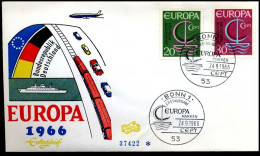 Bundesrepublik  - FDC - Europa CEPT 1966 - 1966