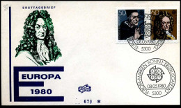 Bundesrepublik  - FDC - Europa CEPT 1980 - 1980