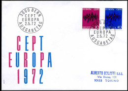  Zwitserland  - FDC - Europa CEPT 1972 - 1972