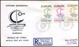  Grieks Cyprus  - FDC - Europa CEPT 1966 - 1966
