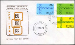  Grieks Cyprus  - FDC - Europa CEPT 1971 - 1971