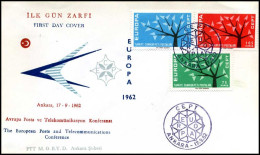  Turkije  - FDC - Europa CEPT 1962 - 1962