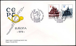  Noorwegen  - FDC - Europa CEPT 1978 - 1978