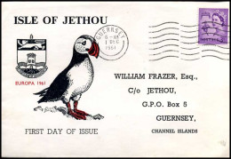  Isle Of Jethou  - FDC - Europa CEPT 1961 - 1961