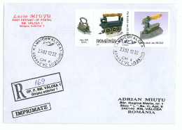 NCP 22 - 169-a Old American FLATIRON, Romania - Registered, Stamp With Vignette & TABS - 2012 - Non Classés