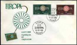  Spanje - FDC - Europa CEPT 1960 - 1960