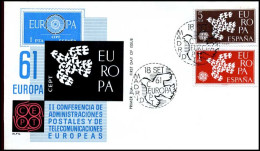  Spanje - FDC - Europa CEPT 1961 - 1961