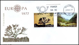  Spanje - FDC - Europa CEPT 1977 - 1977