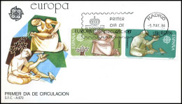  Spanje - FDC - Europa CEPT 1986 - 1986